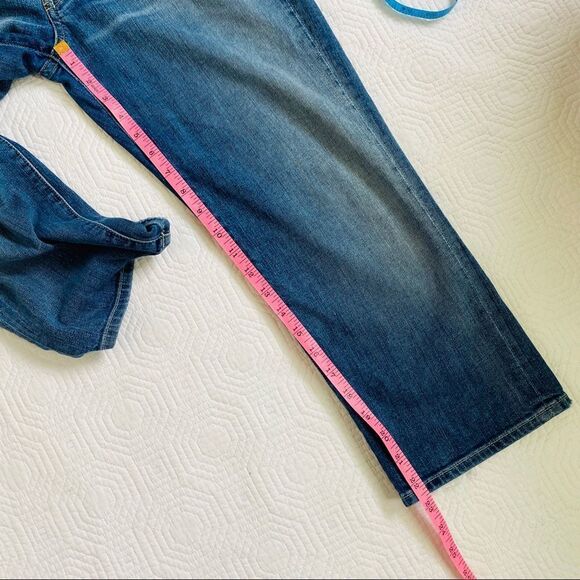 7 forallmankind crop Josephine midrise medium wash size 28 - Picture 7 of 7